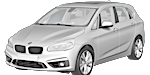 BMW F45 U257F Fault Code